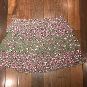 ❤️BOGO❤️ Justice Size 12 Floral Tiered Skirt